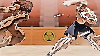 Baki hanma brother fight dinosaur man interesting fight