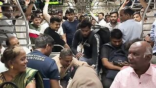 Foreign celebrates dance in india bus
