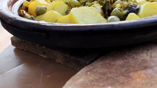 Moroccan Chicken Tagine with Preserved Lemons and Olives