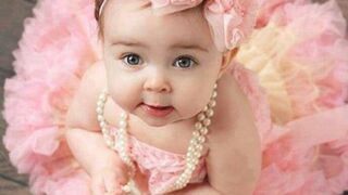 Cute baby reaction  his hair removal