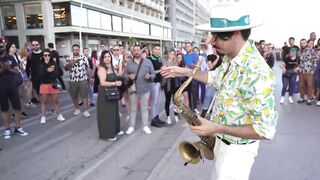 Ameno - STREET SAXOPHONE LIVE PERFORM