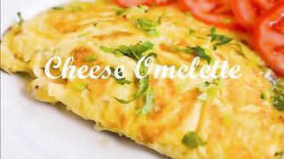 cheese omelette simple, quick and yummy ????????????????????
