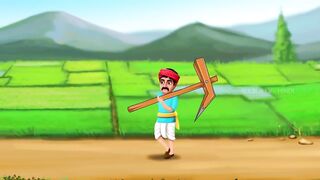 विशाल गाय मिट्टी का घर - GIANT COW MUD HOUSE Story _ Hindi Moral Stories Fairy Tales