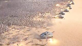 ZOMBIE 10.000 VS TANK 100