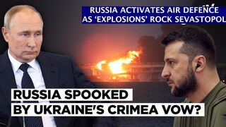 Russia Steps Up Security In Crimea After Explosions In Sevastopol