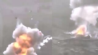 Ukrainian FPV drones used as improvised loitering munitions