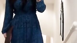 Beautiful navy blue skirt