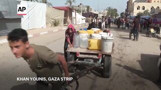Palestinians displaced by war struggle amid squalid conditions, water shortage
