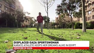 Displaced Gaza sportswoman: Karate athlete keeps her dreams alive in Egypt
