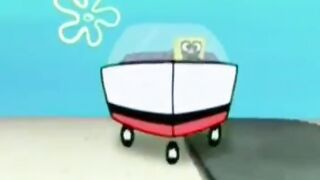 OMG! Spongebob Speeding on the highway !!!