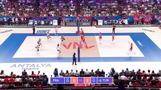 Highlight VNL 2024_ Prancis vs Turki 0-3 _ Volleyball Nations League 2024 Women