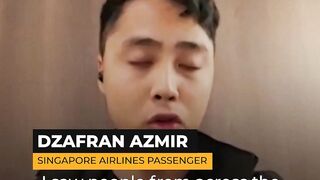 Passengers describe turbulence chaos on Singapore Airlines flight