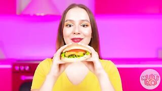 Bite_ Lick or Nothing Challenge _ Food Battle by Multi DO Challenge