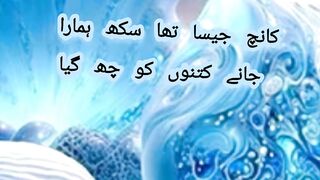 "کانچ جیسا سکھ: مختصر دل کو چھو جانے والی شاعری"