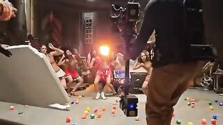 Yimmy Yimmy ???? @Tayc @ShreyaGhoshalOfficial #jacquelinefernandez #shoot #behindthescenes #bts