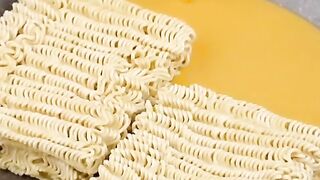 Indomie with cheese and mozzarella