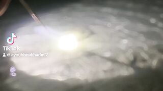 صيد السمك بعصا الشيطان