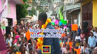 At least nine dead as stage collapses in Mexico at Jorge Alvarez Maynez rally