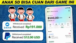 MAKE MONEY ONLINE : Dibayar Saldo Dana Gratis! Main Game anak SD Susun Balok - Cara Dapat Uang dari Internet Modal HP.