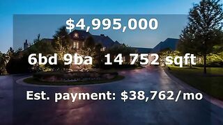 Luxurious $4,995,000 mansion in Barrington Hills, Illinois.