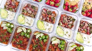 HIGH PROTEIN MEAL PREP  healthy, delicious meal prep recipes for the week!