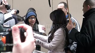 Kim Kardashian at the 'LIVE! with Kelly' studio in New York