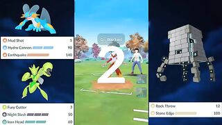 Using new ultrabeast STAKATAKA in Pokémon GO Battle League