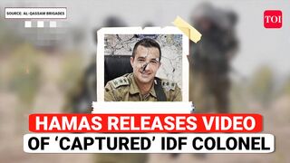 Israeli Military Colonel Captured By Hamas; Group Contests IDF's Claim Of Officer's Death | Watch