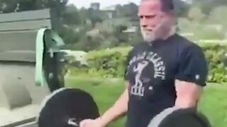 The star is training