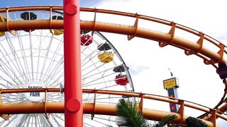 "Rollercoaster Rapture: A Joyful Journey through the Amusement Park"