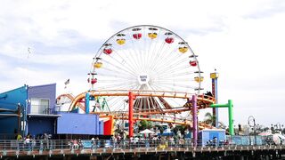 "Carousel Cheer: Fun Times at the Amusement Park"