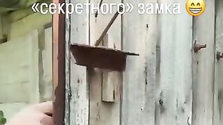 An interesting variant of the secret lock