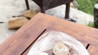 The most delicious mushrooms on the grill