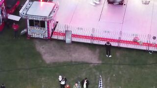 "Blissful Thrills: Happy Times at the Theme Park"