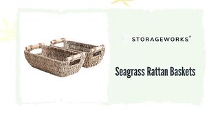 We think storage Seagrass Basket, Bring A Greener Lifestyle