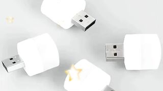 Portable Usb Bulb Led Light Plug In Led Night Light Mini Usb Led Light Flexible Usb Led Ambient Light Mini Usb Led Light pack of 2
