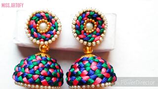 DIY Silk Thread Braided Jwellery