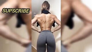 beauty women gym workout  best gym music #shoulder #bodybuilding #fitness #abs