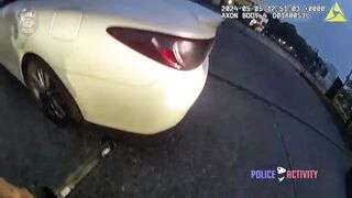 Desperate Suspect Crashes into Occupied Tents and Hides in Dumpster to Evade Police