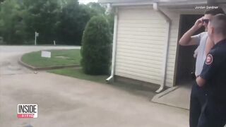 Colorblind Firefighter Cries Seeing American Flag in Color