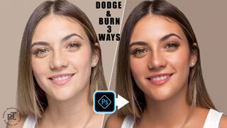 How to DODGE and BURN in Photoshop | 3 Ways