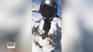 Skydiver Loses Cellphone Mid-Air