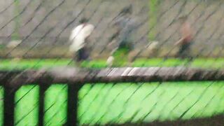 playing ball with a glove
