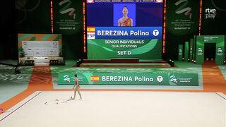Polina Berezina (ESP) - Cinta/Ribbon - CLASIFICACIÓN - Budapest EC 2024
