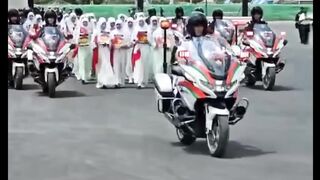 استقبال مهيب لفتيات من حفظة القرآن الكريم من طرف لأمن الوطني خلال زيارتهن بأكادير