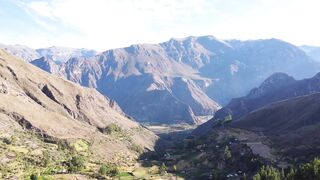Mountain field in Peru