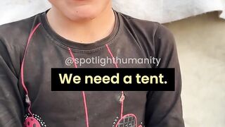 She cried for a tent for her and her grandma.. now she’s smiling ❤️ #love #motivation #charity #fyp