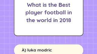 What is the Best player in 2018