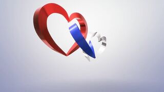 The colours hearts