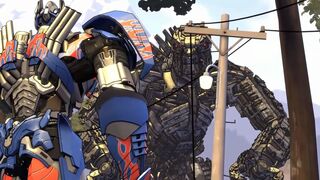 MechaGodzilla 2021 Vs Transformers! Autobot Edition!
